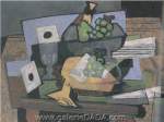 Georges Braque Nature morte avec clarinette reproduction de tableau