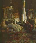 James Ensor Le Salon Bourgeois reproduction de tableau