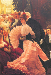 James Tissot Lambiteuse reproduction de tableau