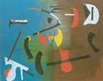 Joan Miro Composition reproduction de tableau