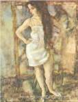 Jules Pascin Jeune fille debout reproduction de tableau