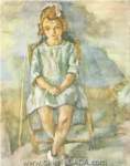 Jules Pascin Petite fille reproduction de tableau