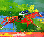 Leroy Neiman Big Red Secretariat reproduction de tableau