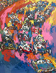 Leroy Neiman Indy Start reproduction de tableau