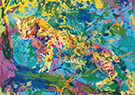 Leroy Neiman Ocelot reproduction de tableau