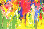 Leroy Neiman Panteras reproduction de tableau