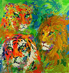 Leroy Neiman Portrait de famille reproduction de tableau