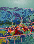 Leroy Neiman Santa Anita reproduction de tableau