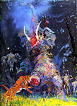 Leroy Neiman Shikar reproduction de tableau