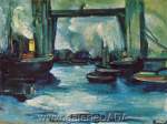 Maurice de Vlaminck Pont de la tour reproduction de tableau