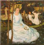 Maurice Denis Le verger des vierges sages reproduction de tableau