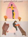 Milton Avery Crucifixion reproduction de tableau