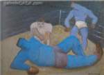 Milton Avery Le dernier round reproduction de tableau