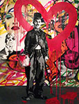 Mr Brainwash Chaplin reproduction de tableau