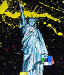 Mr Brainwash Statue de la liberté reproduction de tableau