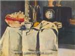 Paul Cezanne L'horloge noire reproduction de tableau