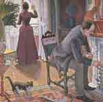 Paul Signac Dimanche reproduction de tableau