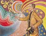 Paul Signac Portrait de Felix Feneon reproduction de tableau