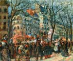 Raoul Dufy Carnaval sur les Grands Boulevards reproduction de tableau