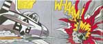 Roy Lichtenstein Whaam! (2 panneaux) reproduction de tableau