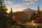 Thomas Cole Le retour du chasseur reproduction de tableau