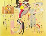 Vasilii Kandinsky Centre accompagné reproduction de tableau