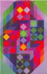 Victor Vasarely Tridum R-R reproduction de tableau