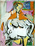 Willem De Kooning Femme II reproduction de tableau