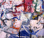 Willem De Kooning Samedi soir reproduction de tableau