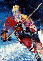 Leroy Neiman oil portrait