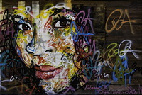 Graffiti Street Art style portraits