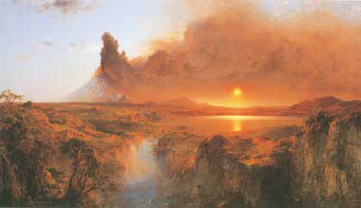 Frederic Edwin Church - Cotopaxi Painting On The Wall