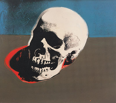 Skull Andy Warhol Art Reproduction Galerie Dada