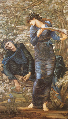 Edward Burne-Jones, The Beguiling of Merlin Fine Art Reproduction Oil Painting