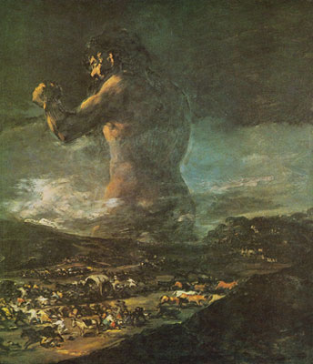 Francisco de Goya, The Colossus Fine Art Reproduction Oil Painting