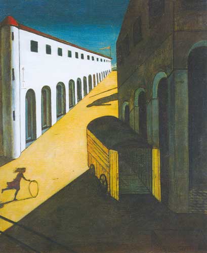 Giorgio de Chirico, Mystery and Melancholy of a Street Fine Art Reproduction Oil Painting