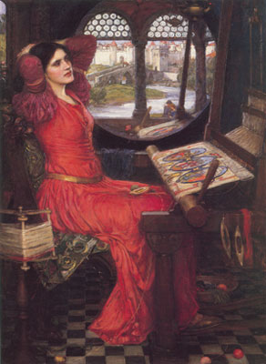 John William Waterhouse, I am Half-Sick of Shadows Fine Art Reproduction Oil Painting