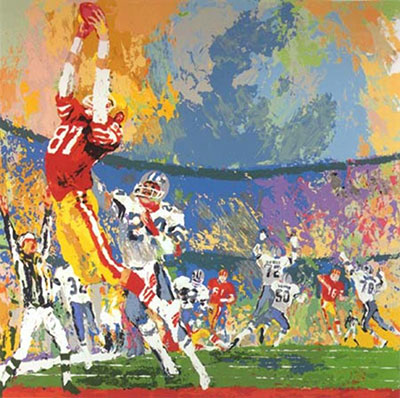 Leroy Neiman, Catch Fine Art Reproduction Oil Painting