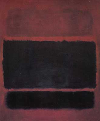 Brown, Black On Maroon - Mark Rothko Art Reproduction 