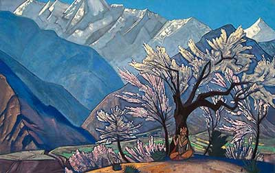 Nicholas Roerich, Krishna Fine Art Reproduction Oil Painting