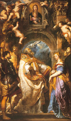 Peter Paul Rubens, The Madonna Di Vallicella Fine Art Reproduction Oil Painting