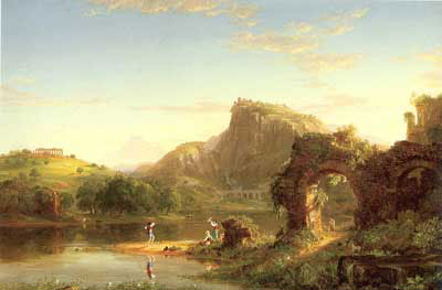 Thomas Cole, L'Allegro Fine Art Reproduction Oil Painting