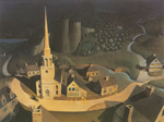 Grant Wood Fine Art Reproduction Oil Painting