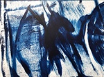 Hans Hartung,  P0-1975-H32, 1975 Fine Art Reproduction Oil Painting