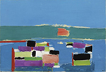 Nicolas De Stael,  La Ciotat, 1952 Fine Art Reproduction Oil Painting