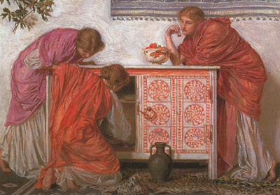 riproduzione-quadri-di Albert Moore Pomegraniti