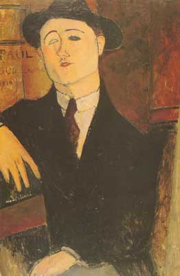 riproduzione-quadri-di Amedeo Modigliani Paul Guillaume