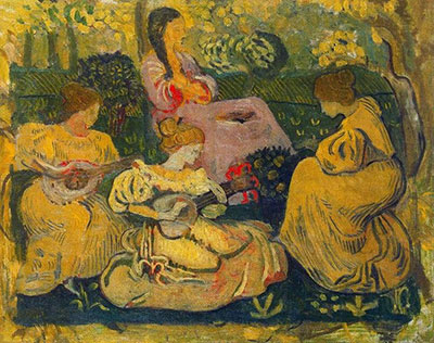 riproduzione-quadri-di Aristride Maillol Concerto des Femmes