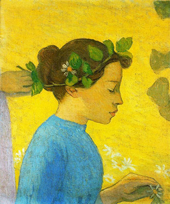 riproduzione-quadri-di Aristride Maillol La Couronne des Fleurs