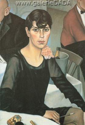 riproduzione-quadri-di Christian Schad Sonja